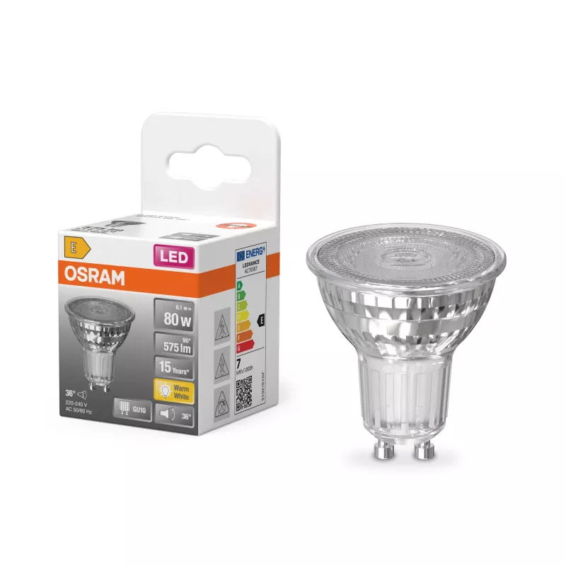 Osram Parathom Reflektor | GU10 | 6,1 W | lämmin valkoinen