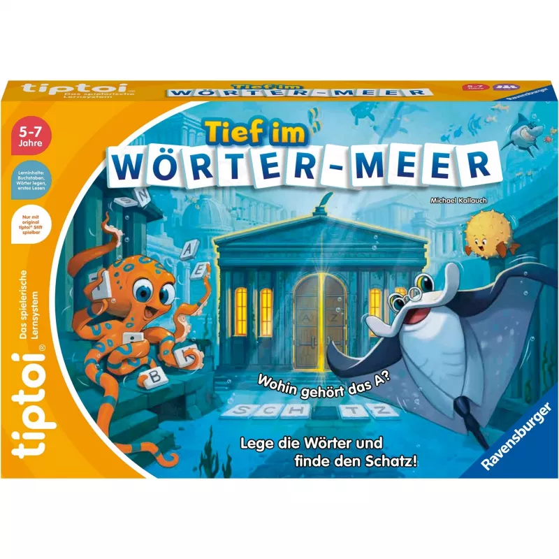 tiptoi Tief im Wörtermeer, lautapeli