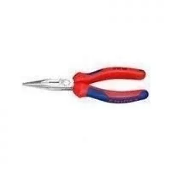 Knipex 25 05 160 litteä-pyöreäpihdit leikkuulla, suorat, 160 mm