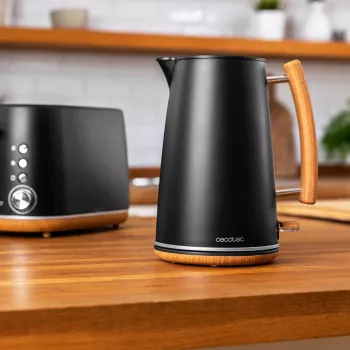 Cecotec ThermoSense 400 vedenkeitin, 1,7 l, 3000 W, Black Woody