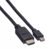 Mini DisplayPort -kaapeli VALUE Mini DP-HDTV M/M 3 m