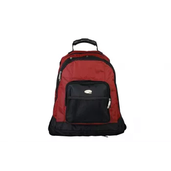 Addison 311015 kannettavatietokonelaukku 39,6 cm (15,6) reppu musta, burgundi