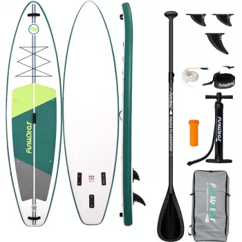 FunWater SUP-paddleboard SUPFW69A (vihreä-valkoinen)