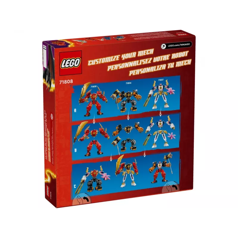 LEGO NINJAGO setti 71808 — 322 osaa, 4 minihahmoa, korkeus 160 mm, ikä 7+