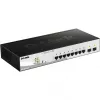 D-Link DGS-1210-10P hallittava L2 Gigabit Ethernet (10/100/1000) Power over Ethernet (PoE) 1U musta