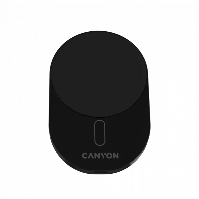 Langaton autolaturi CANYON OnGrip 105 15W Qi2 Wireless musta