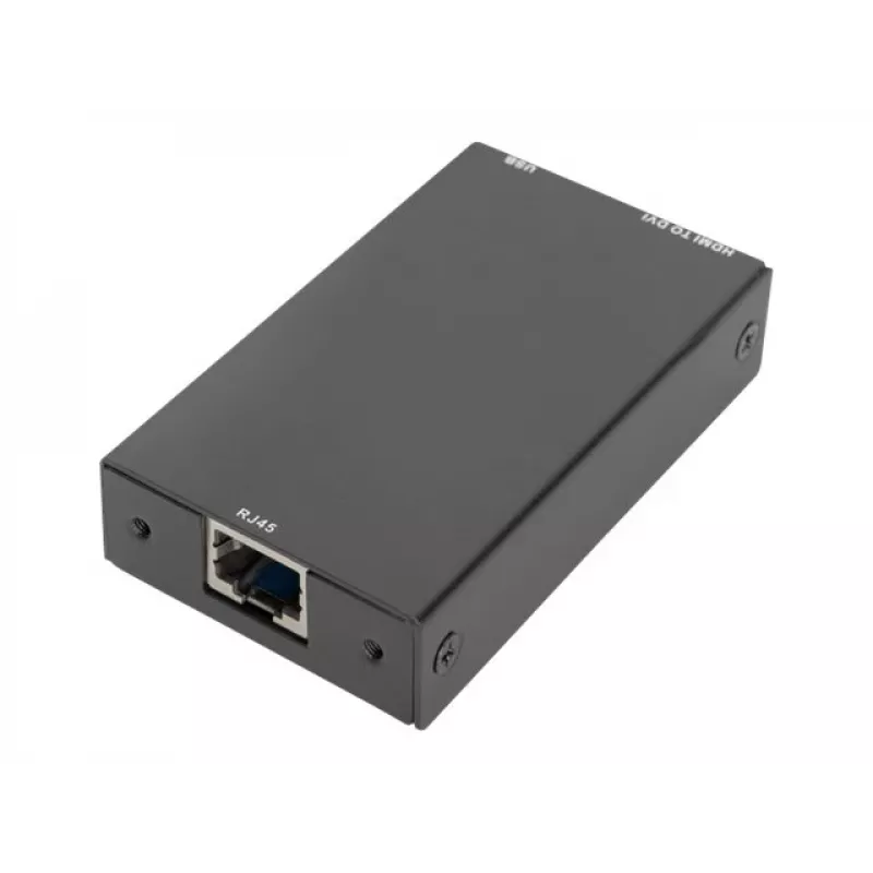 Digitus DVI-dongle modulaarisille KVM-konsoleille RJ45-DVI musta 1080p