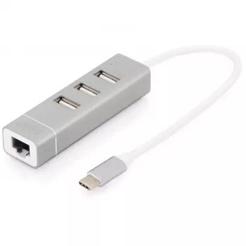 USB Type-C -keskitin Digitus DA-70253