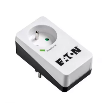Ylijännitesuojalaatikko Eaton Protection Box 1 FR — 1 Type-E-pistorasia, 220–250 V, 16 A, 4000 W, musta, kompakti