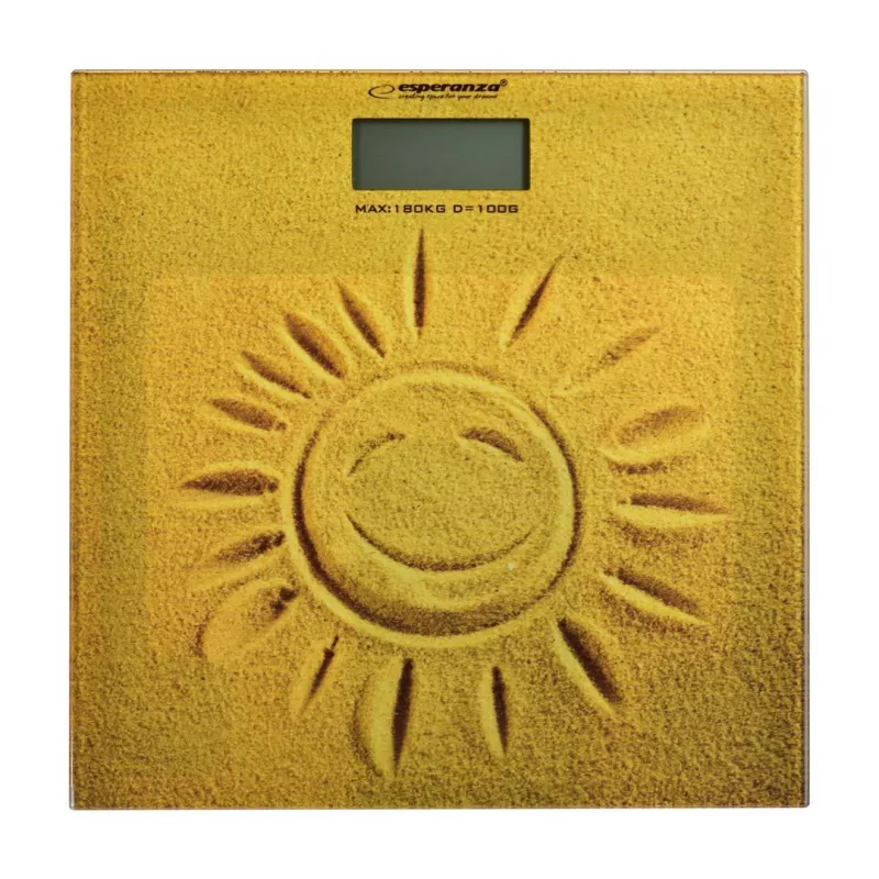 Esperanza EBS006 henkilövaaka elektroninen henkilövaaka neliömäinen beige