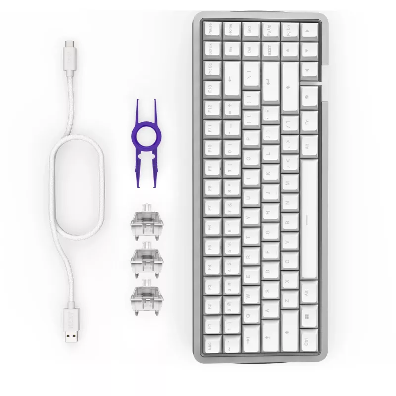 Pelikäyttöön tarkoitettu näppäimistö NZXT KB-101NW-DE