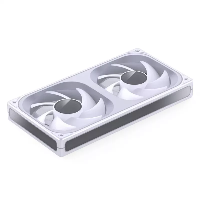 JONSBO ZB-240W 2x120mm ARGB PWM -kotelotuulettimet – valkoinen