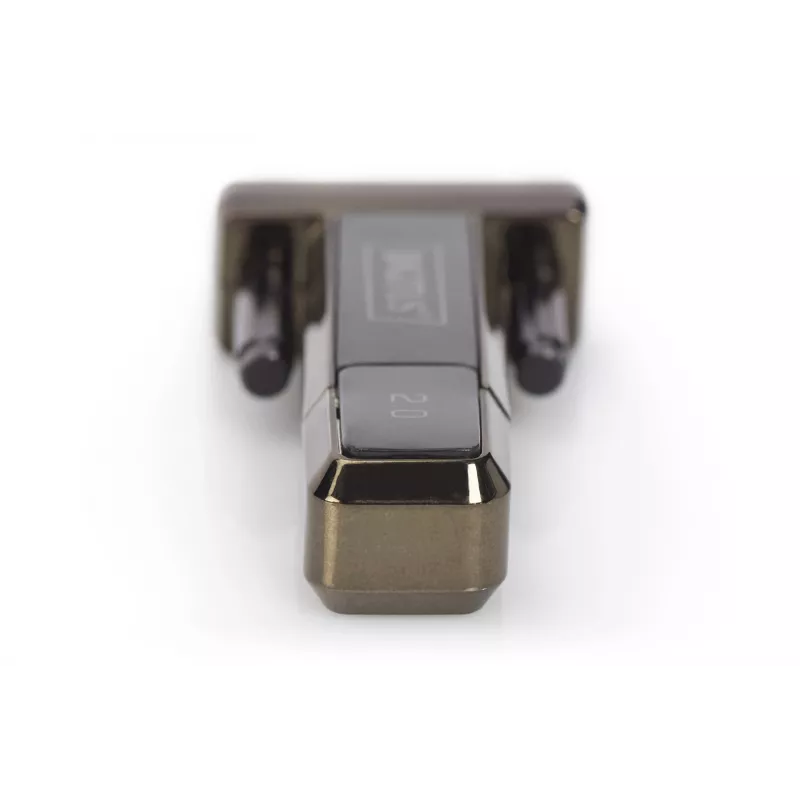 DIGITUS USB 2.0 -sarjaporttisovitin DSUB 9M sis. USB-A-kaapeli 80 cm FTDI-piirisarja USB 2.0 - RS232 (FT232RL)