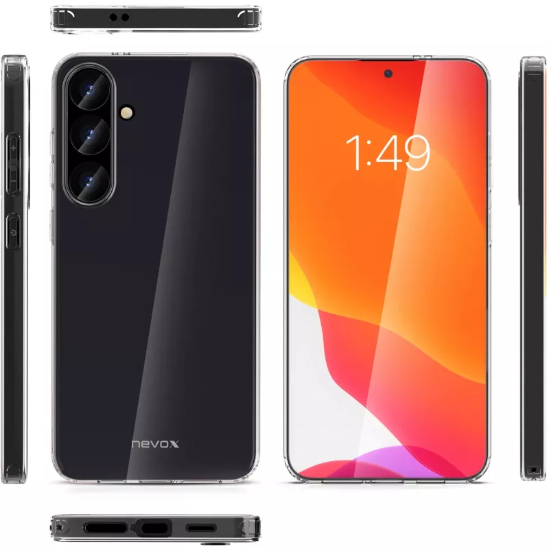 StyleShell Flex, puhelinkotelo läpinäkyvä, Samsung Galaxy S24 Plus