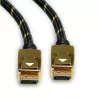 ROLINE 11.04.5920 DisplayPort-kaapeli 1 m musta - kulta (11.04.5920)