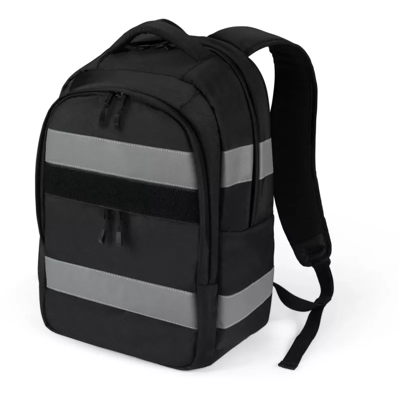 DICOTA Hi-Vis V2 Backpack reppu musta 320x220x455mm PET TPU