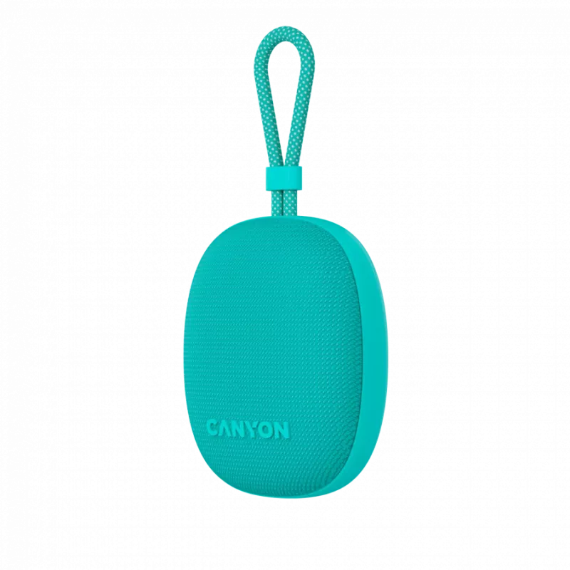 Canyon OnMove 12 - kannettava Bluetooth v5.3 -kaiutin - 5W - TWS - IPX7 - 12 tuntia - USB-C-lataus