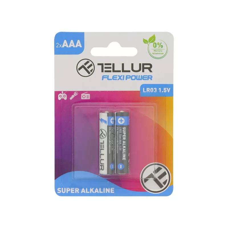 Paristo Tellur Flexi Power AAA LR03 1,5V, 2 kpl pakkaus