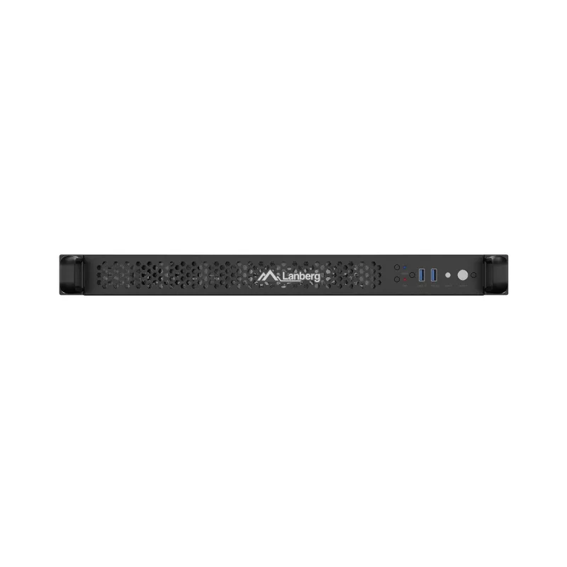 Rack-kotelo Lanberg SC01-6501-12B 1U musta 8 tuuletinta HDD SSD