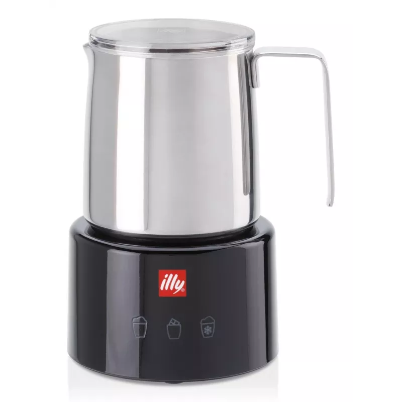Illy 23760 -maidonvaahdotin/-lämmittäjä musta ruostumaton teräs 250 ml
