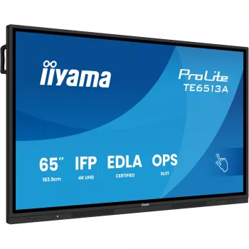 iiyama TE6513A-B1AG Signage-näyttö interaktiivinen litteä näyttö 163,8 cm (64,5