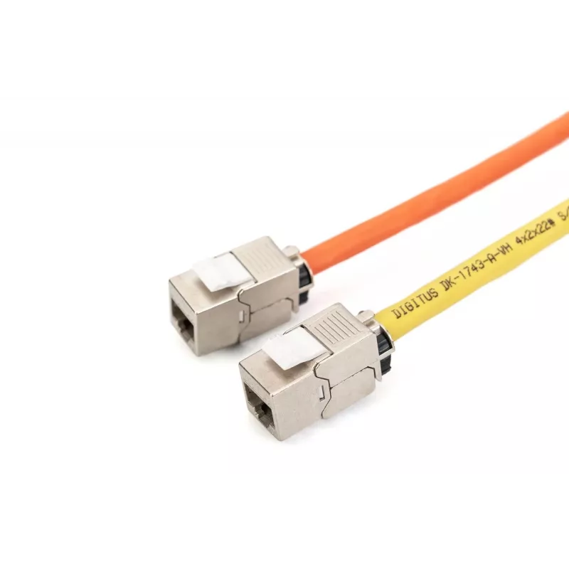 Digitus CAT 6A -keystone-moduuli, suojattu, älykkäällä kaapelinhallinnalla