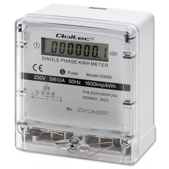 Yksivaiheinen elektroninen energiankulutusmittari 230V LDC