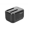 Kiintolevyn telakointiasema 2,5/3,5 USB 3.0 Natec Kangaroo Dual, kloonaustoiminto, virtalähde
