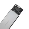 Alumiinikotelo QOLTEC 51833 M.2 SSD:lle, SATA – USB 3.0, tukee jopa 2 TB