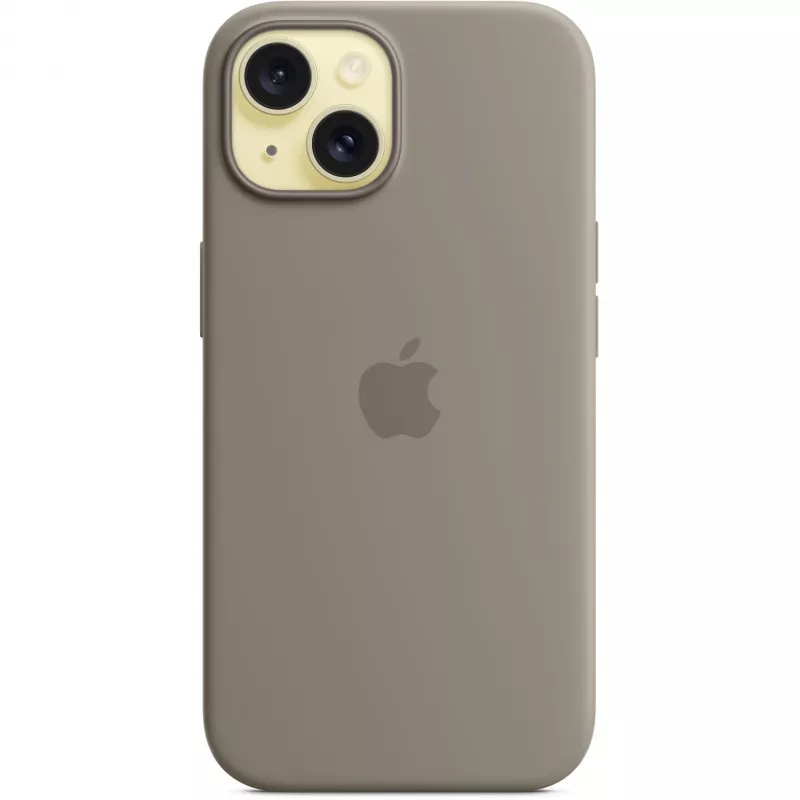 Silikonikotelo MagSafe-yhteensopiva iPhone 15 – clay