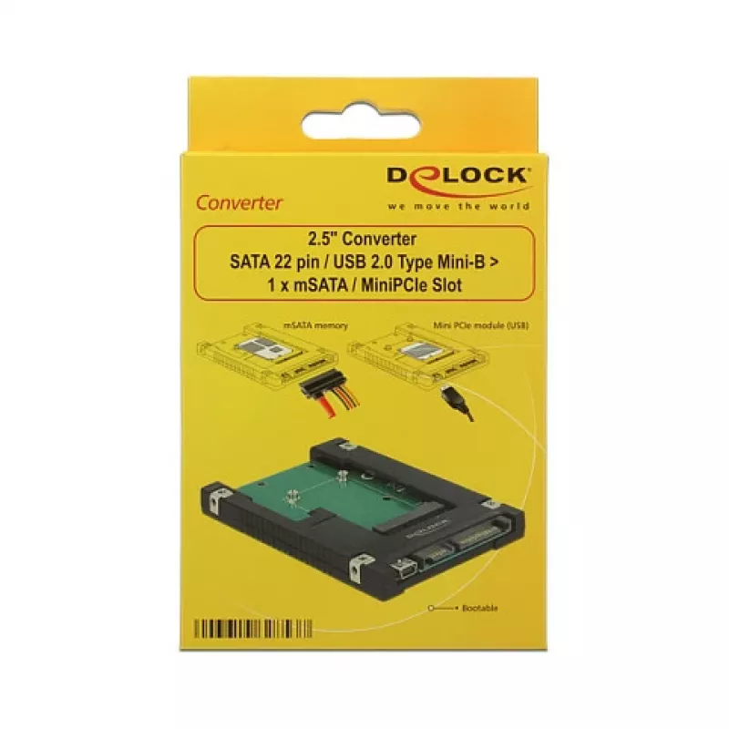 Sisäinen SATA USB 2.0 -sovitin DeLOCK 62853