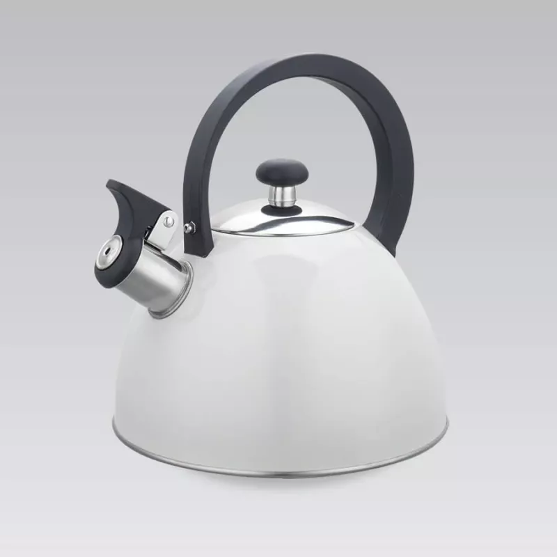 Maestro MR-1302-WG liesikattila pillillä, 2,5 l, valkoinen