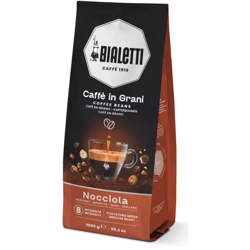Bialetti Esperto Grani hasselpähkinä-kahvipavut 1 kg