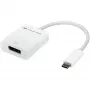 USB-adapteri, USB-C-uros > DisplayPort-naaras (valkoinen, 11 cm)