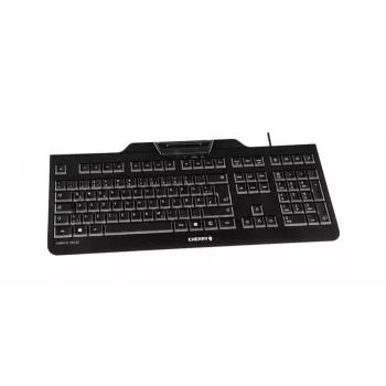CHERRY KC 1000 SC näppäimistö USB QWERTZ sveitsiläinen musta