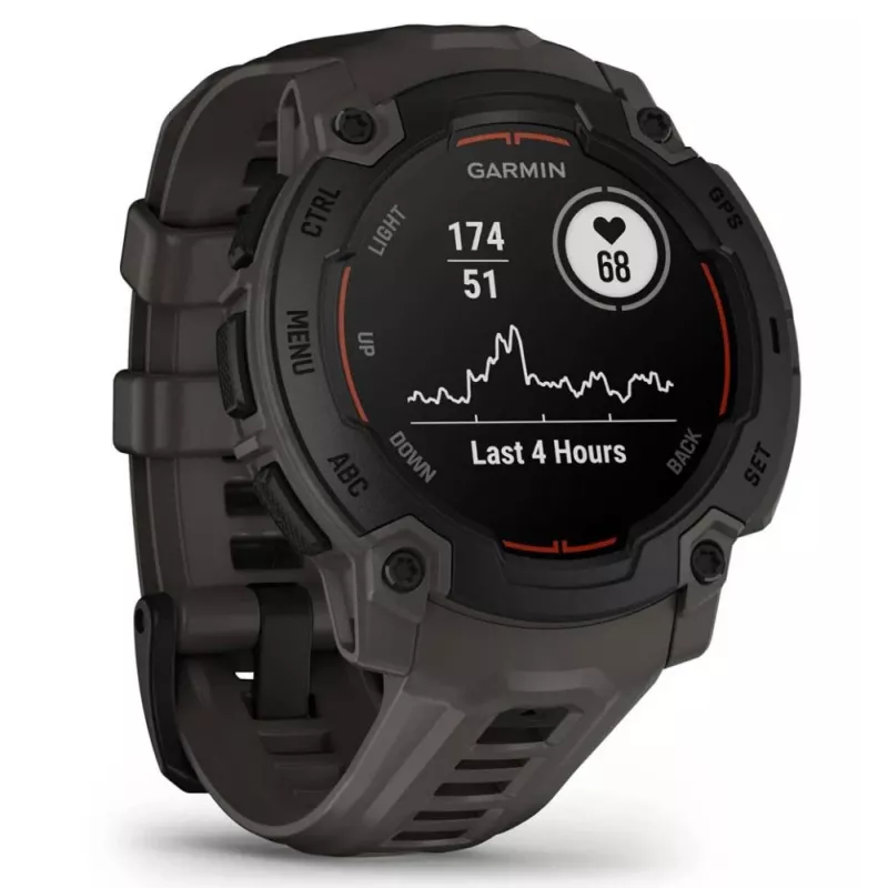 Garmin Instinct E 2,29 cm (0,9 inch) MIP 45 mm digitaalinen 176 x 176 pikseliä musta GPS (satelliitti)