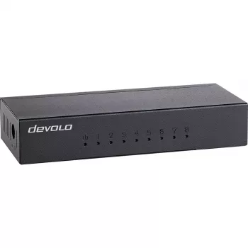 devolo Ethernet-kytkin 8 porttia 8x Gigabit Ethernet