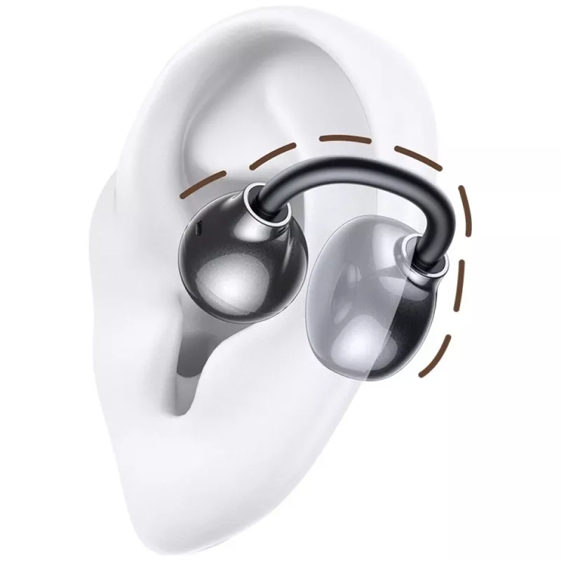 Bluetooth-kuulokkeet R02 Clip-on harmaa