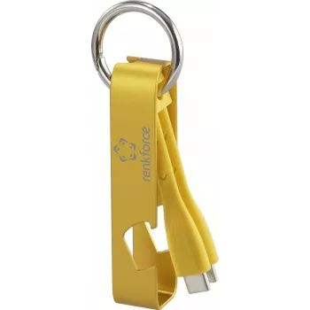Renkforce RF-6721082 USB-kaapeli keltainen