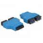 USB 3.0 -keskitin DeLOCK 65670 musta sininen