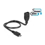 USB-kaapeli Micro-USB B USB A DeLOCK 83928 0,5 m