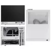 SilverStone SUGO SG13 - Desktop - Mini-DTX - ilman virtalähdettä (AT / PS/2) - musta, valkoinen - USB/audio (SST-SG13WB-Q)