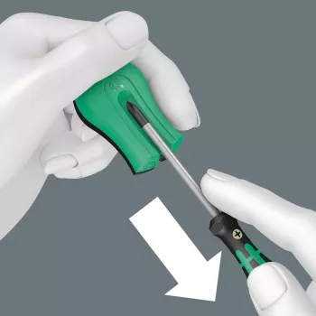 Ei-sähköinen magnetointi-/demagnetointilaite Wera 05033404001 musta vihreä