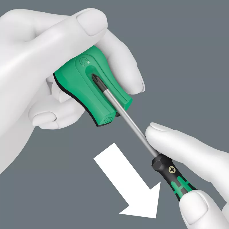 Ei-sähköinen magnetointi-/demagnetointilaite Wera 05033404001 musta vihreä