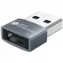 Good Connections adapteri USB 2.0 uros A USB-C naaras alumiinikotelo harmaa (USB-AD203)