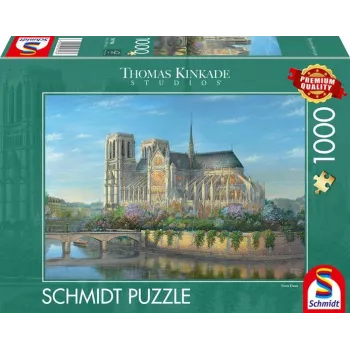 Thomas Kinkade Studios: Notre Dame, palapeli 1 000 palaa