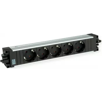 Bachmann STEP ALU 906.19145 jatkojohto, 5x CEE 7/3 -pistorasiaa, GST18