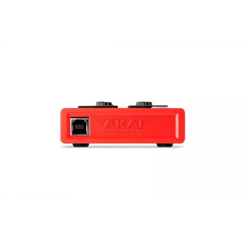 Akai LPD8 MKII MIDI-kosketinsoitin 8 kosketinta USB musta, punainen