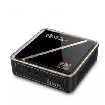 Barebone-mini-PC Sapphire EDGE AI 370 4H020-02-40G AMD Ryzen AI HX 9 370 ja AMD Radeon 890M