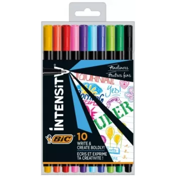 BIC Fineliner INTENSITY FINE BCL monivärinen, 10 värin pakkaus CEL1011727